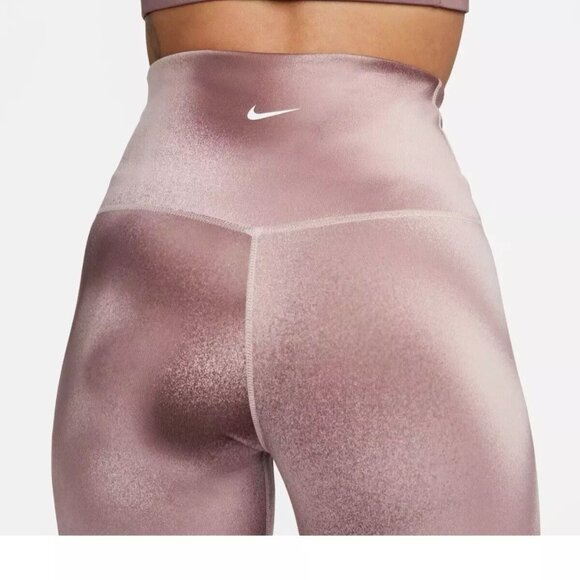 New Nike Dri-FIT High Rise Printed Training Legging Full Length FQ6260-208 XS - Picture 10 of 14